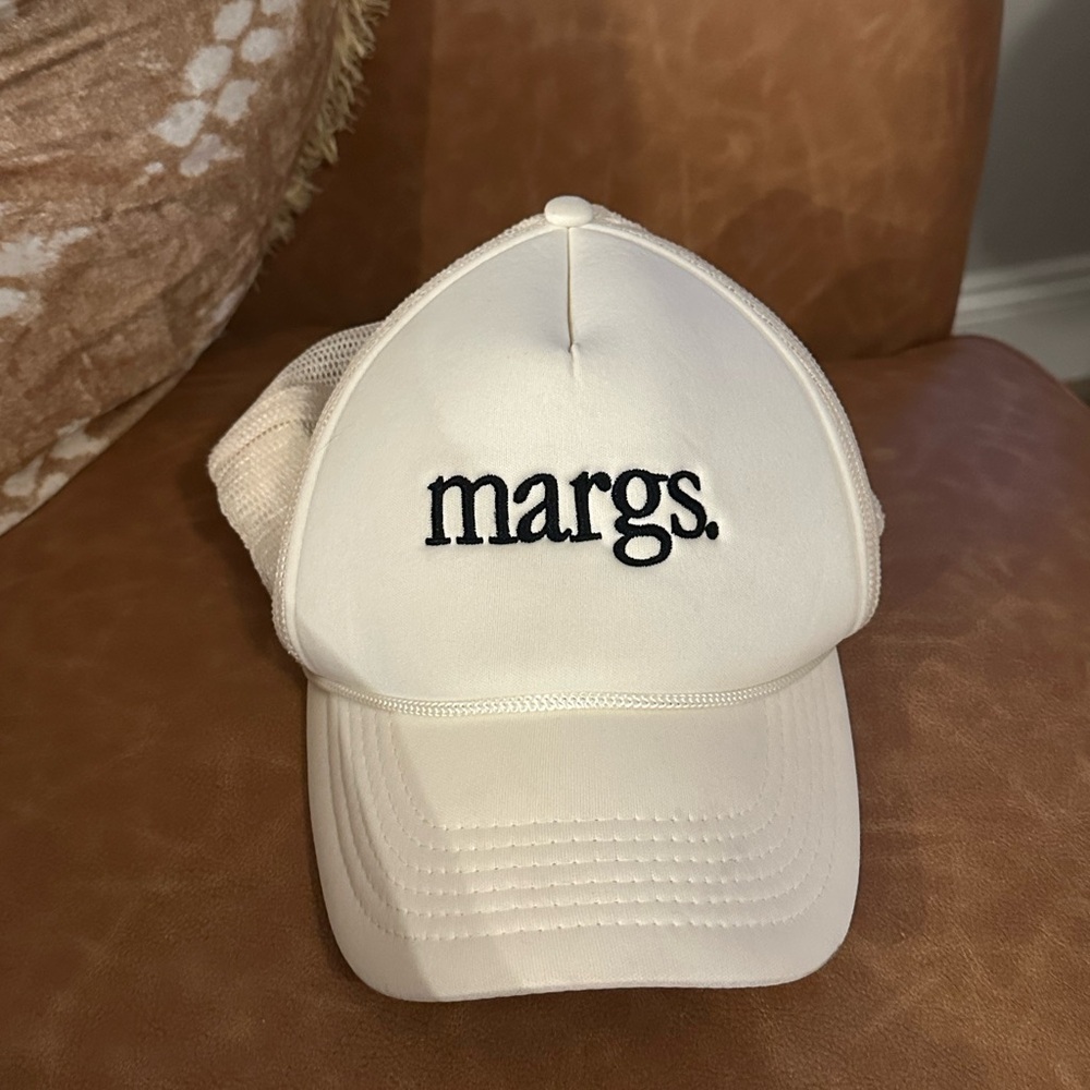 Motel Margarita Inspire to Retire Hat, Cream Color